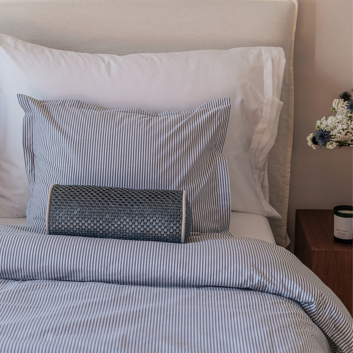 Striped North Sea Blue