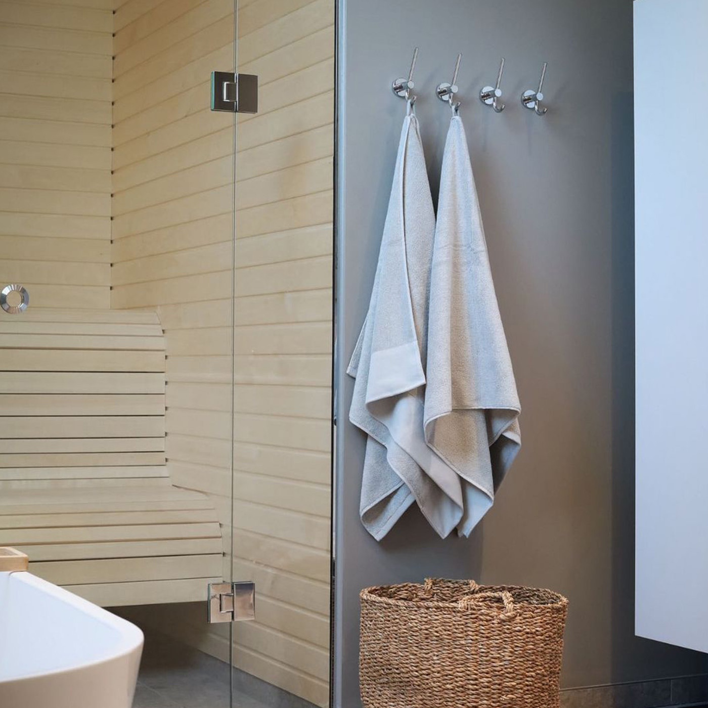 The Bath Towels - Stone Grey