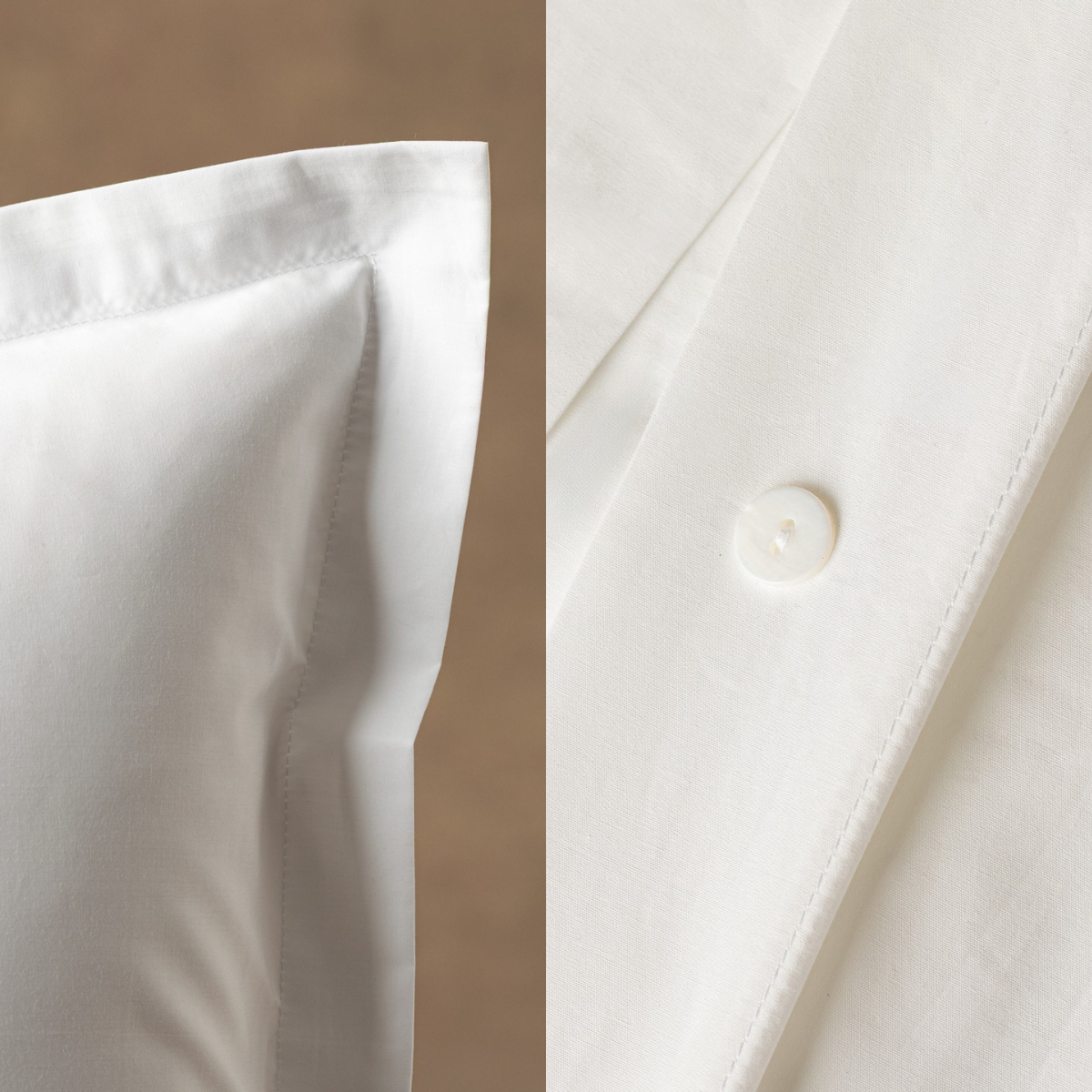 Tailored pleats, hidden closures