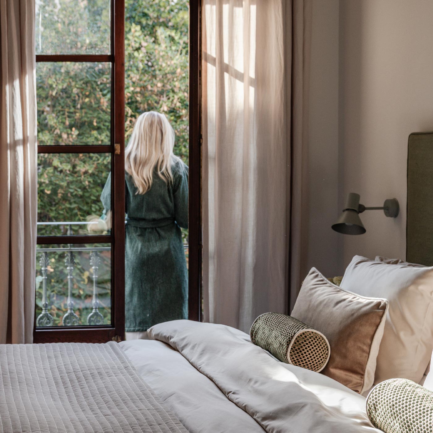 The Decorative Pillowcase Palma - Mountain Clay