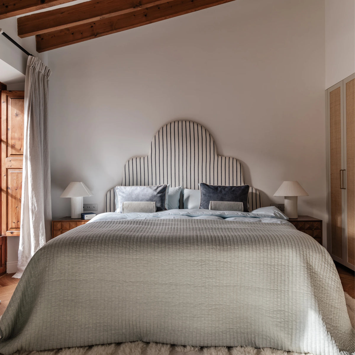 The Large Duvet Cover | Supima Sateen - Sky Blue