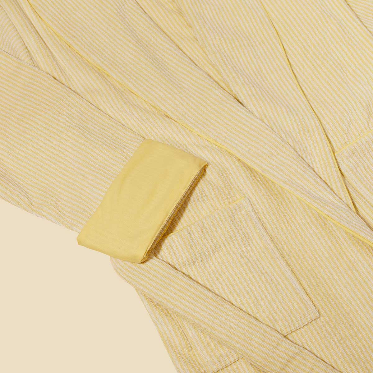 A yarn-dyed stripe