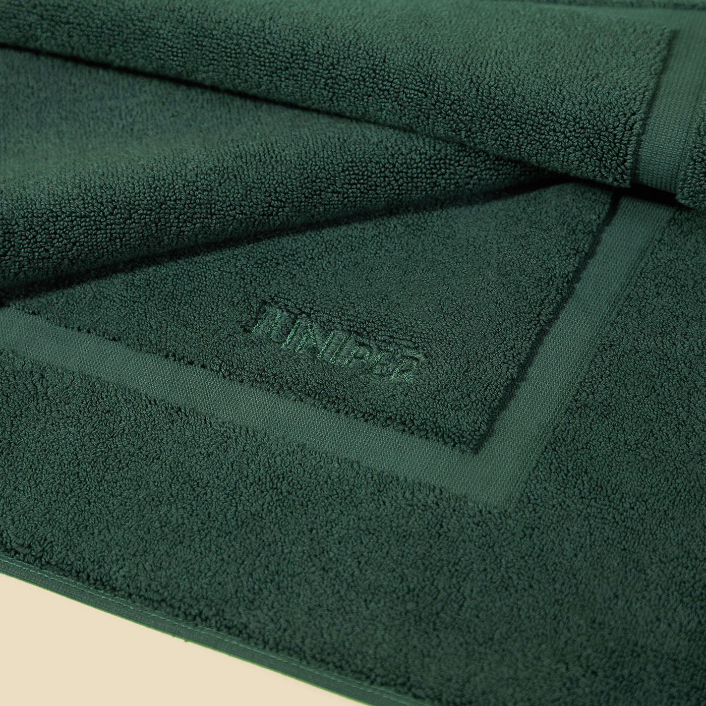 The HĂ´tel Bath Mat - Juniper Green - Juniper