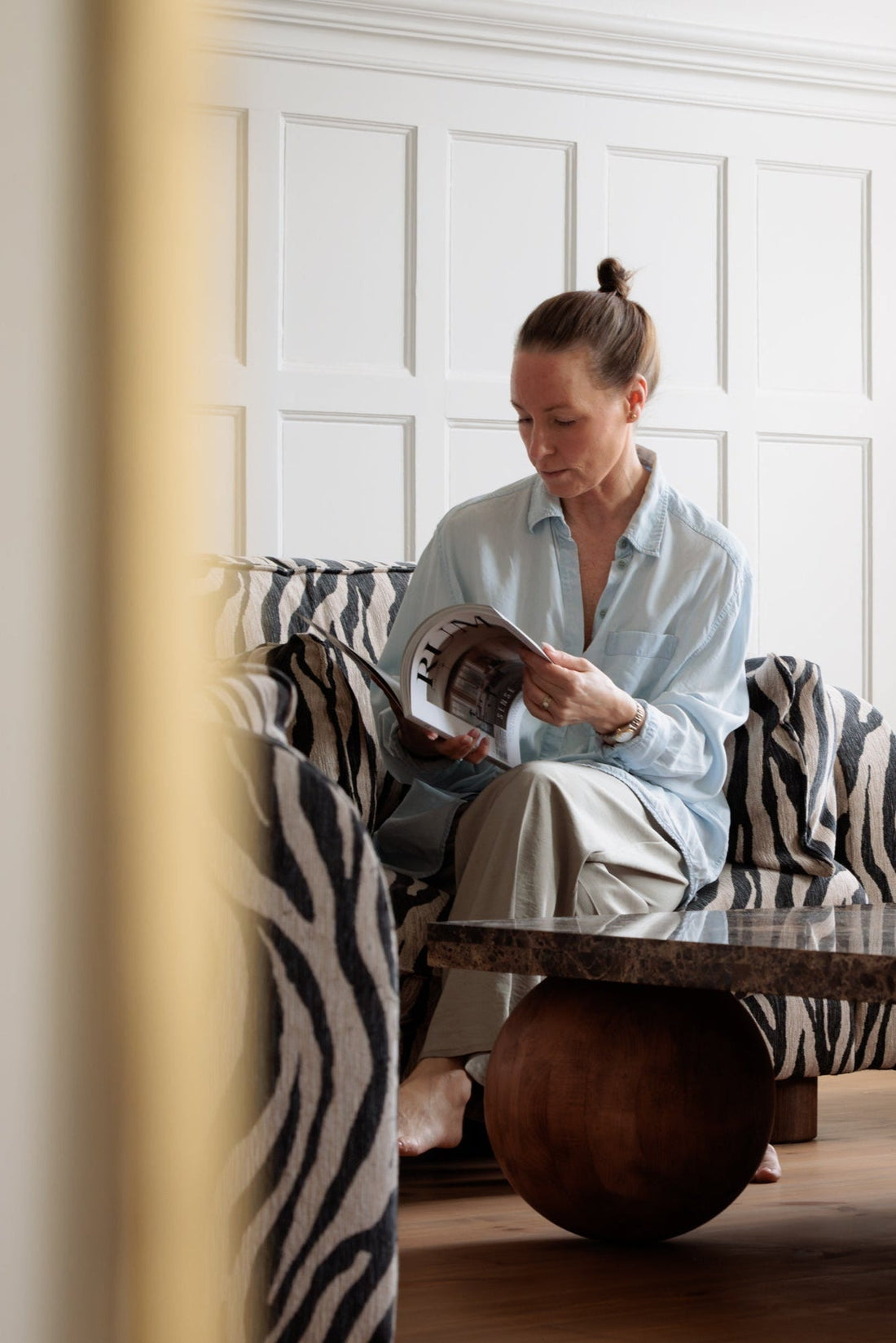 Nadja Helminen at home