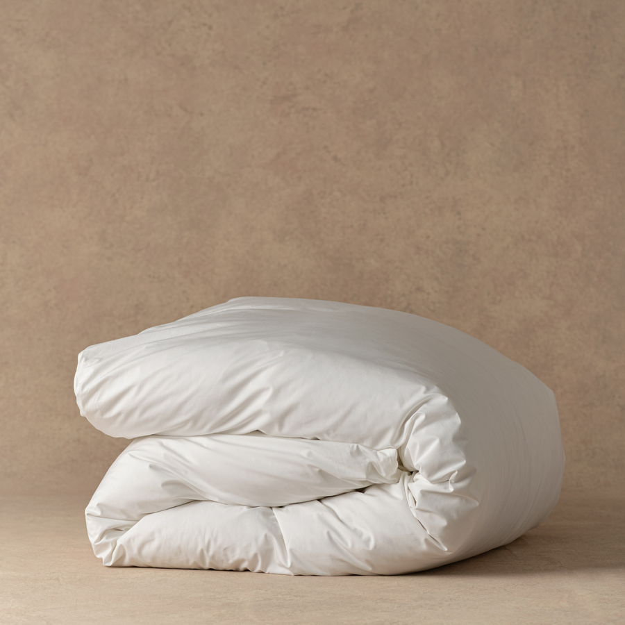 The Large Duvet Cover | Classic Cotton Percale - Snow White