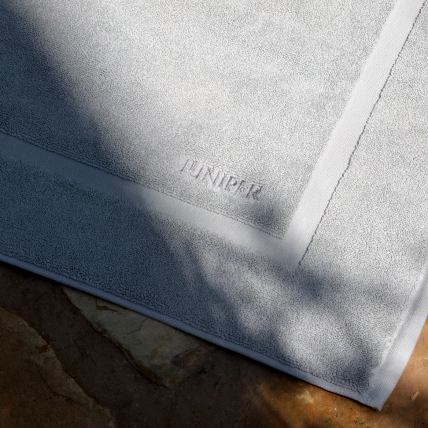 The Hôtel Bath Mat - Stone Grey