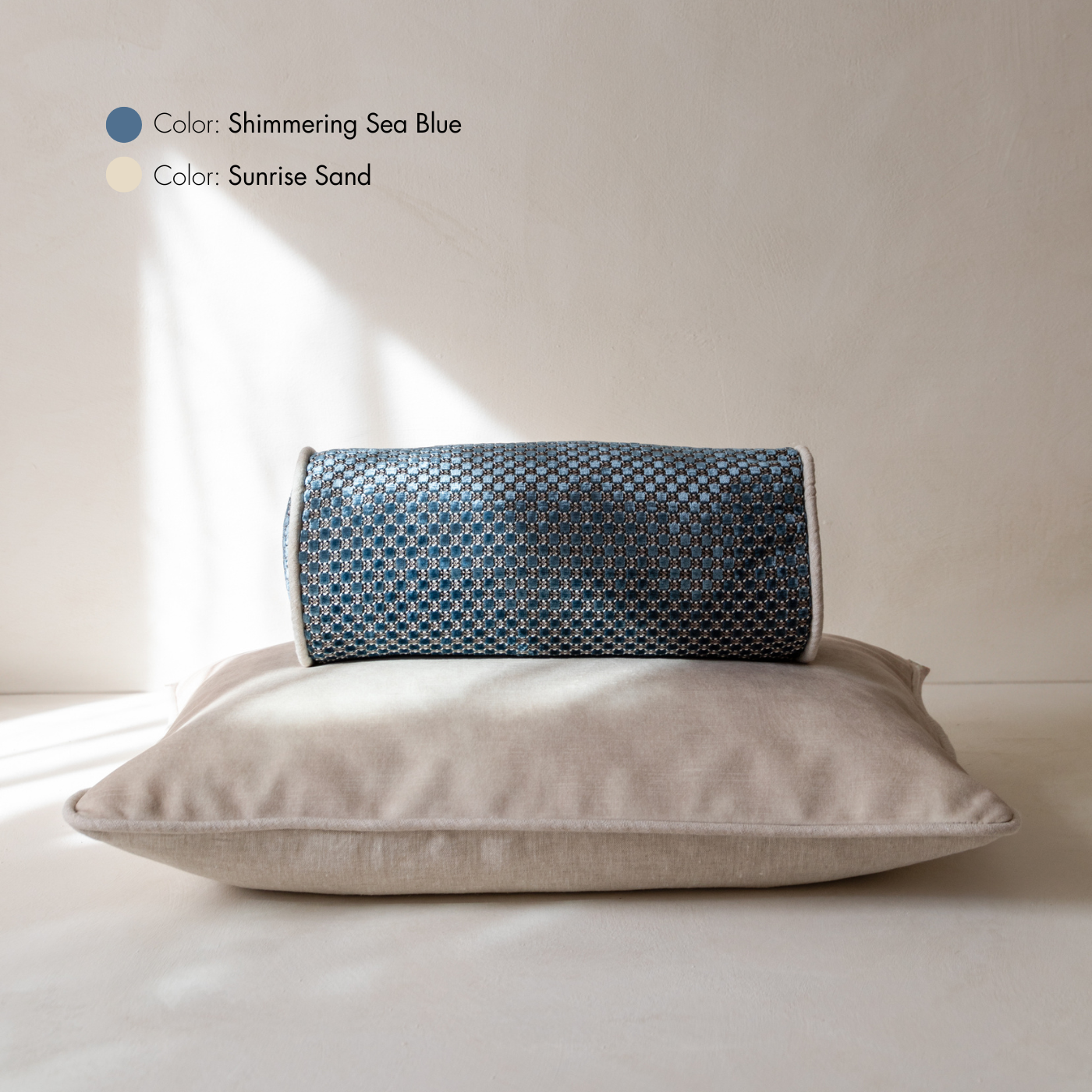 Sunrise Sand Shimmering Sea Blue