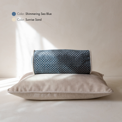 Sunrise Sand Shimmering Sea Blue