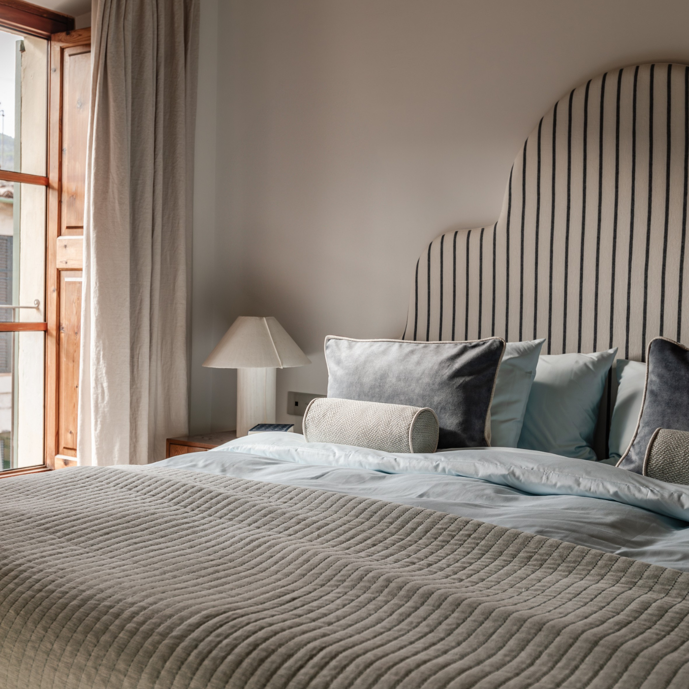 The Large Duvet Cover | Supima Sateen - Sky Blue