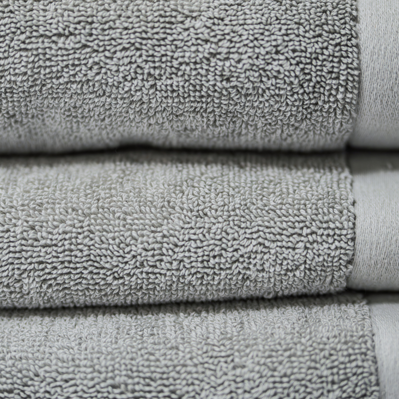 Two Bath Towels - Stone Grey