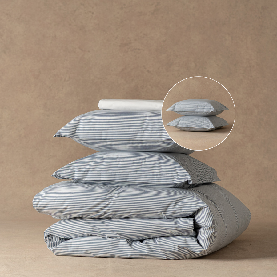 The Bed Set & Extra Pair of Pillowcases | Classic Cotton Percale