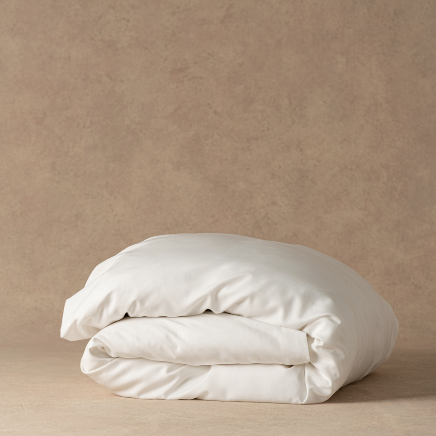 The Single Duvet Cover | Tencel Percale - Snow White