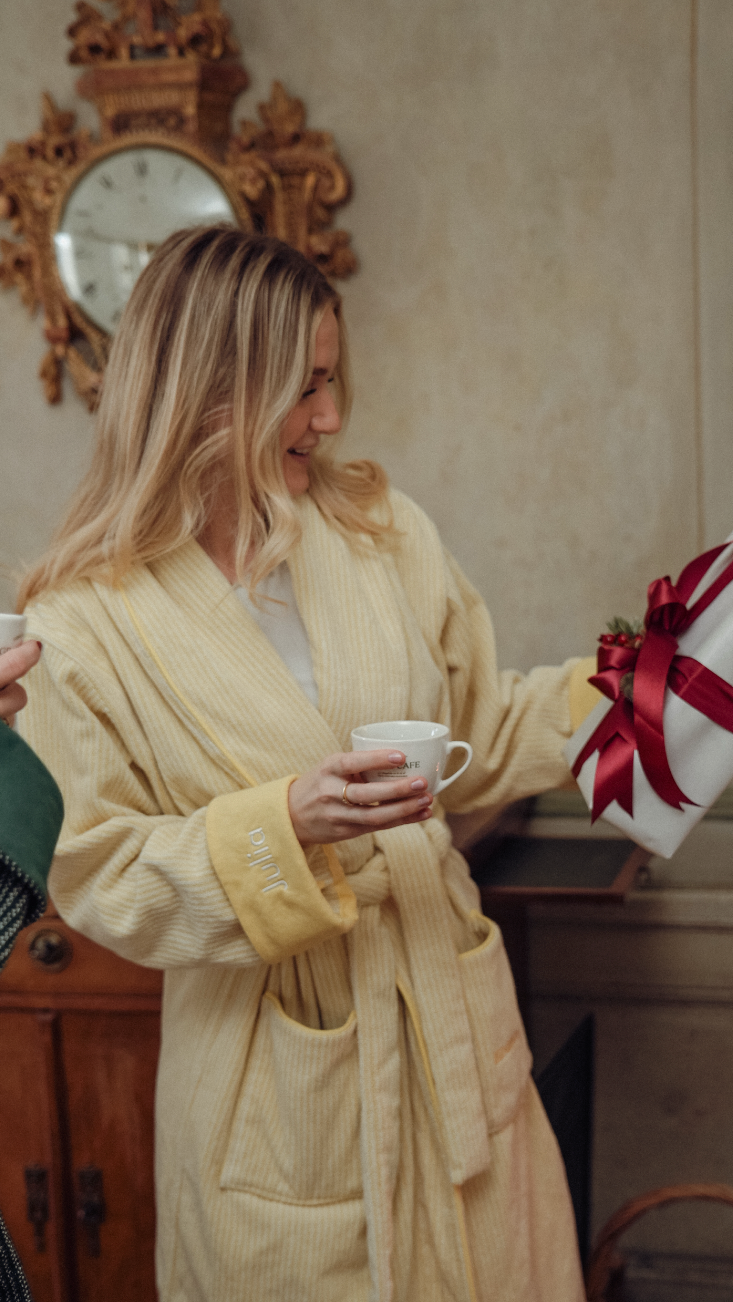 Julia Finca Bathrobe Lemon Yellow