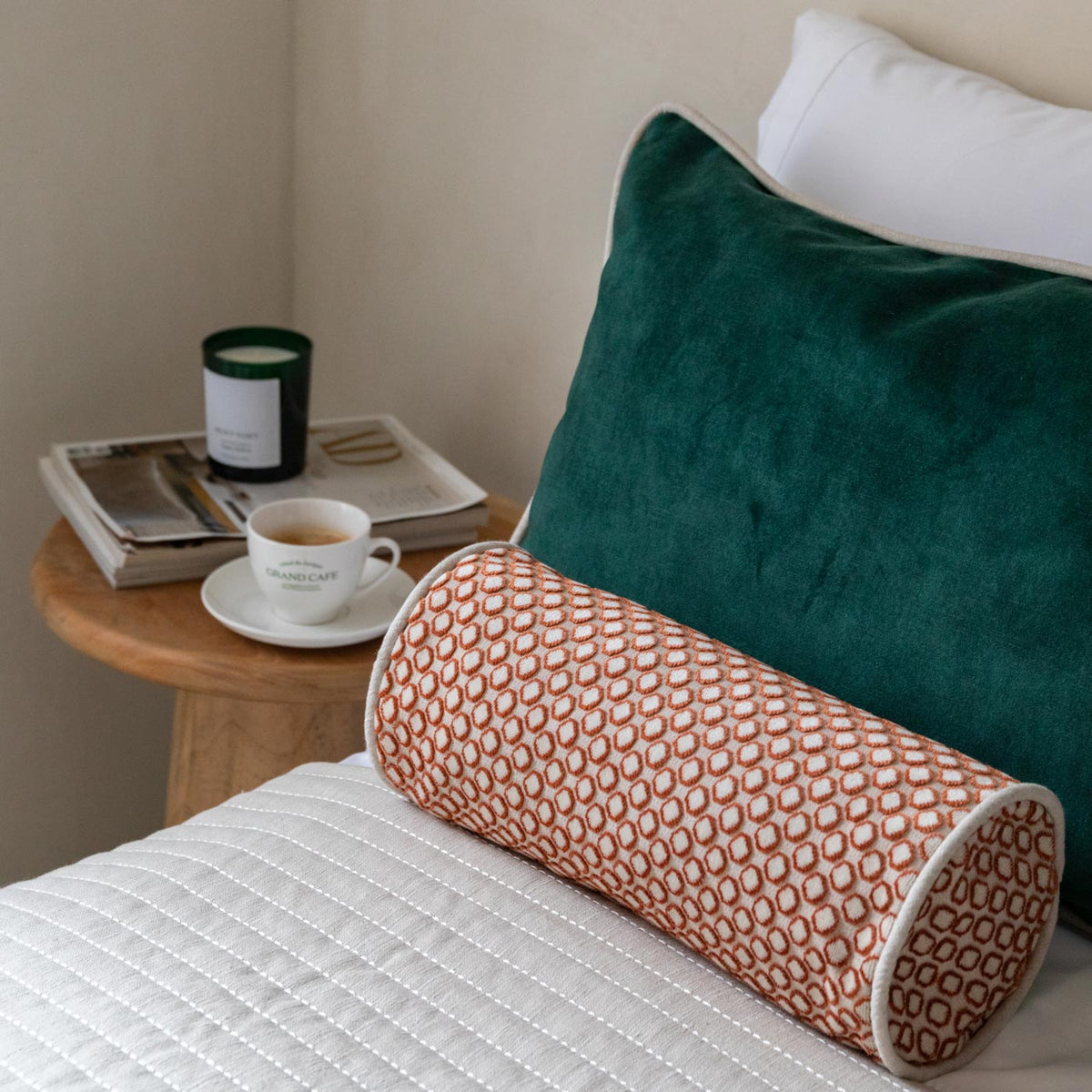 MONALET Throw Pillow Covers 18x18 Inches - Flannelette Fabric, Decorative, Invisible Zipper (Pillow Insert Not Included)