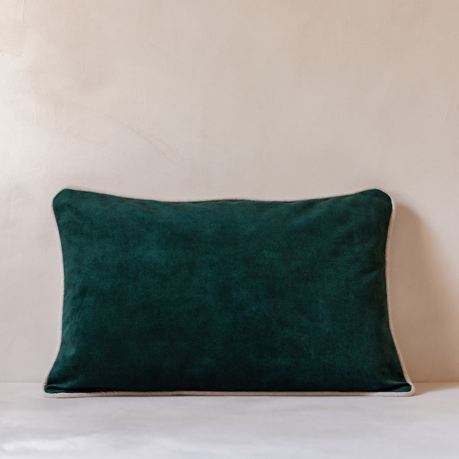 The Decorative Pillowcase Palma - Juniper Green