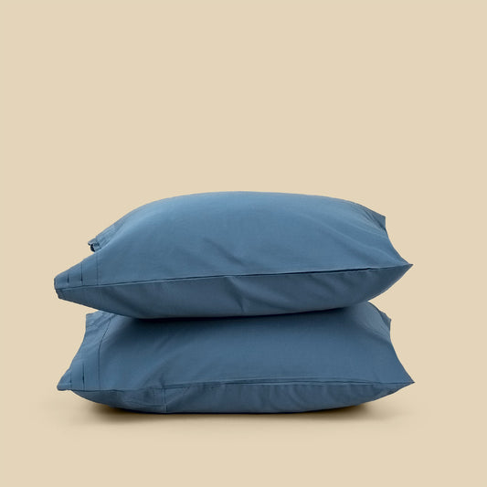 Archive The Pillowcases | Supima Sateen - North Sea Blue - Juniper