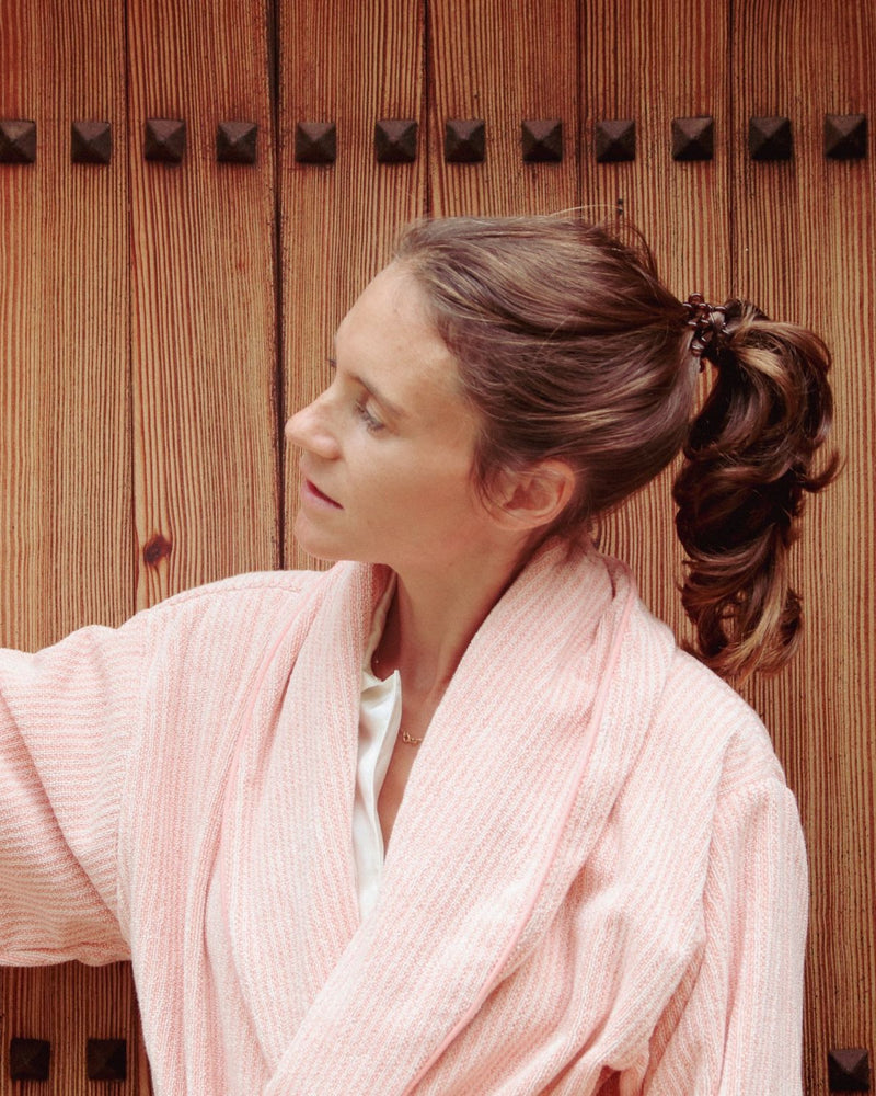 A bathrobe made for slow mornings