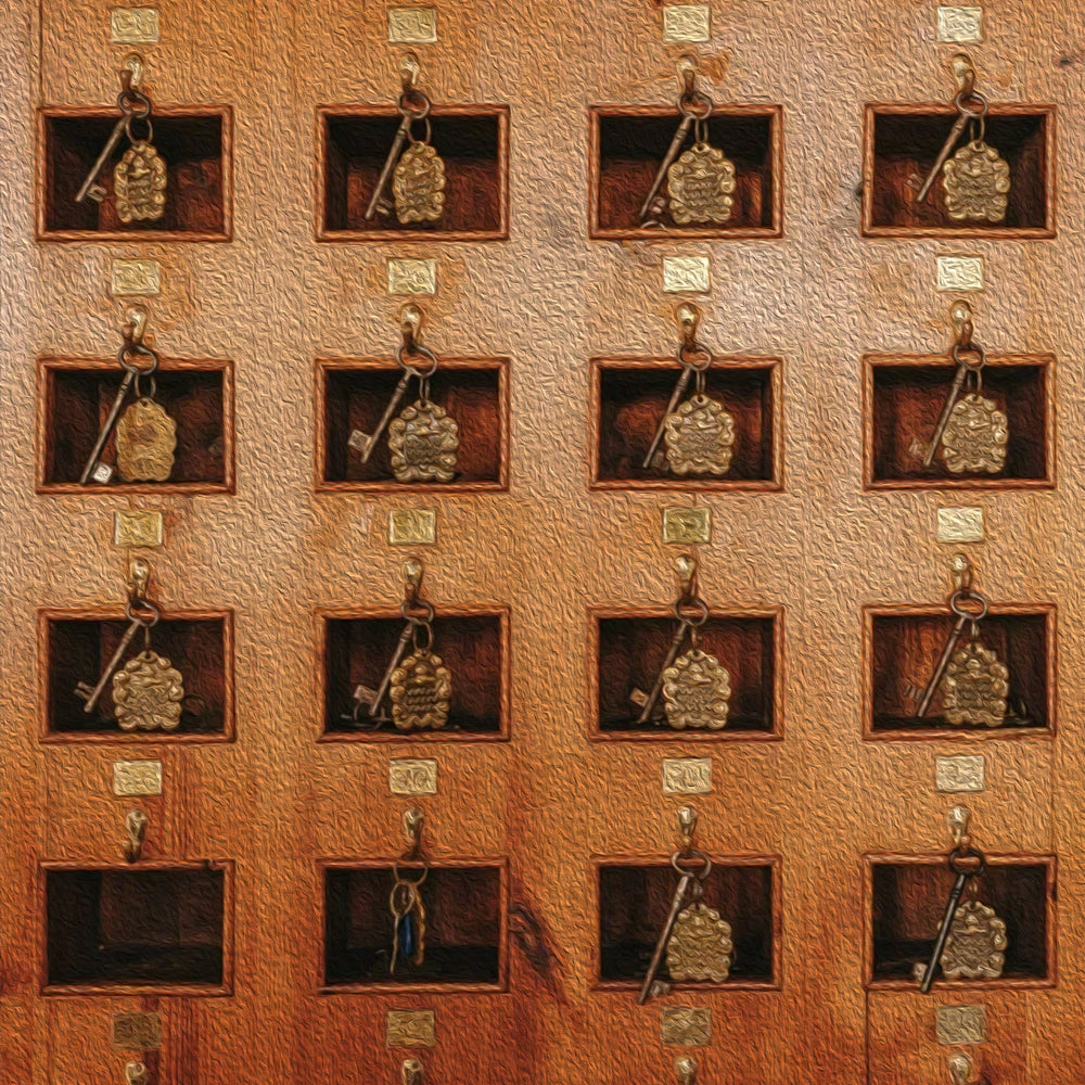 The key cabinet at Hotel Son Net