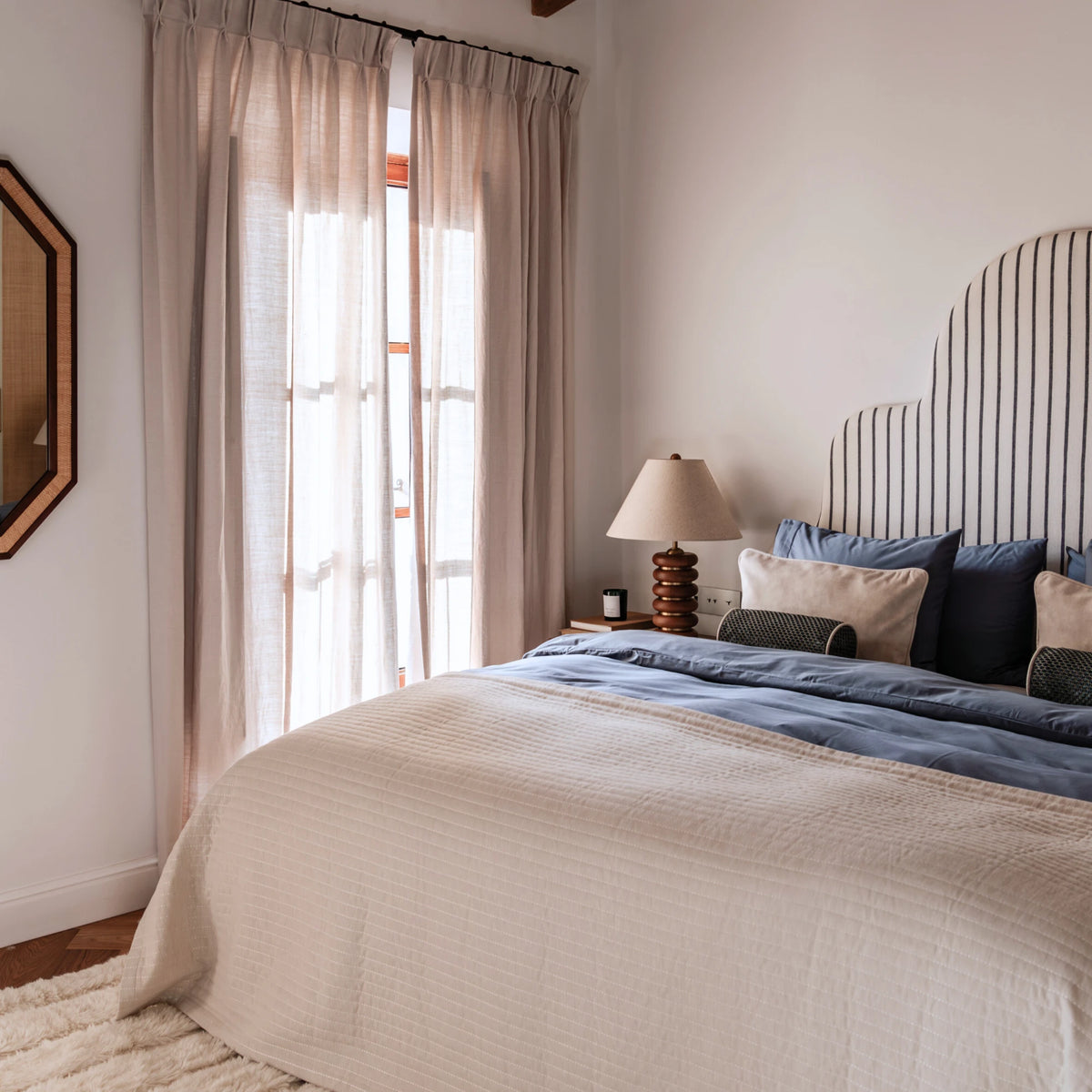 The Pillowcases | Supima Sateen - North Sea Blue