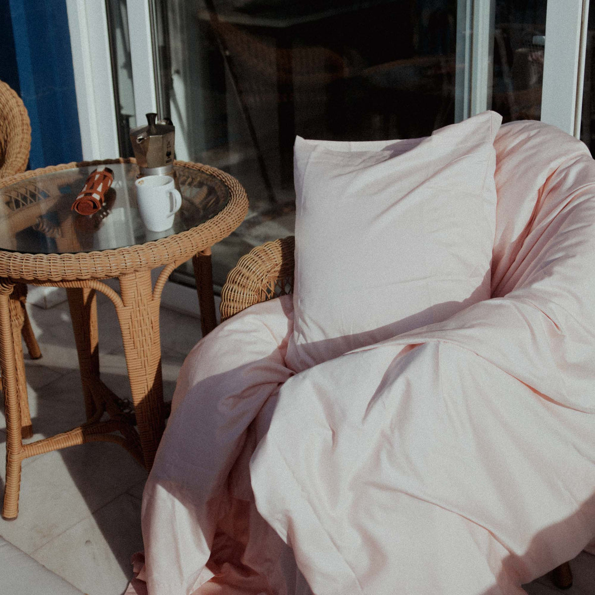The Pillowcases | Supima Sateen - Gemstone Pink - Juniper