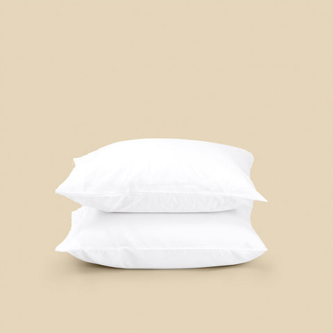 The Pillowcases | Supima Sateen - Snow White - Juniper