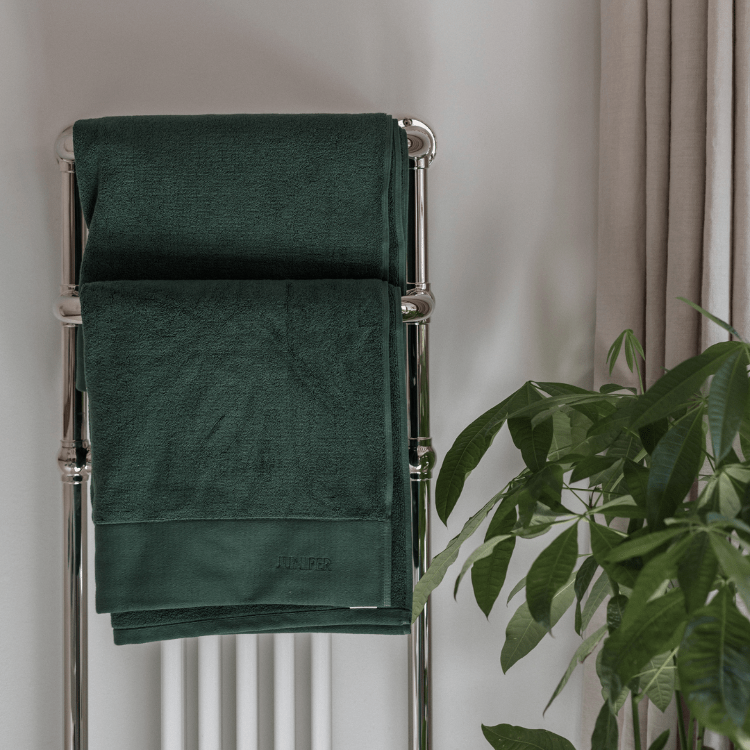 The Shower Towels - Juniper Green - Juniper