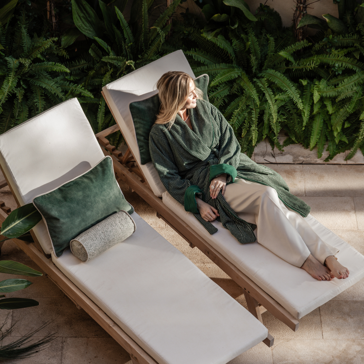 Junipers dekorativa kollektion Florence här i Tuscan Garden