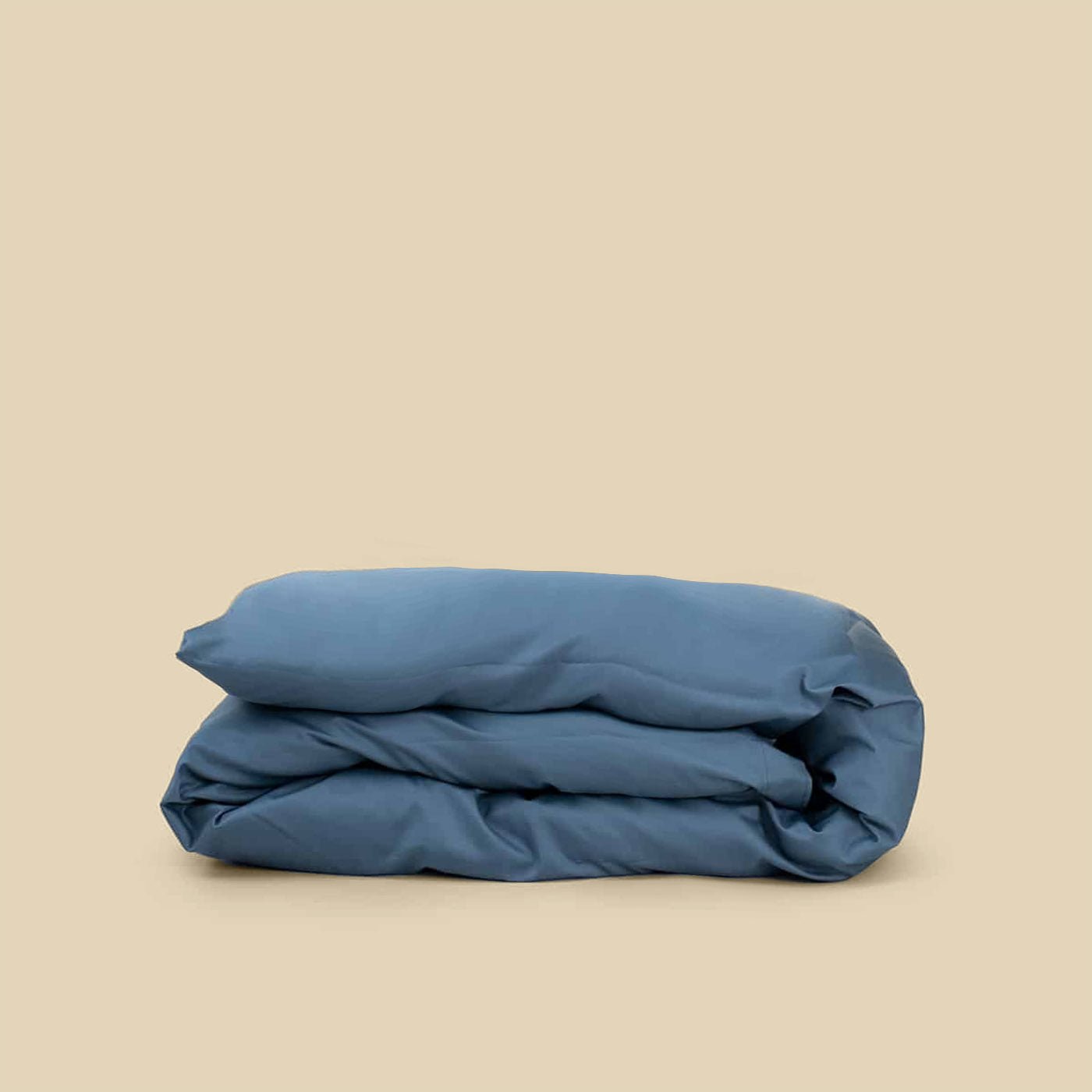 Påslakan för enkelsäng | Supima Satin - North Sea Blue - Juniper